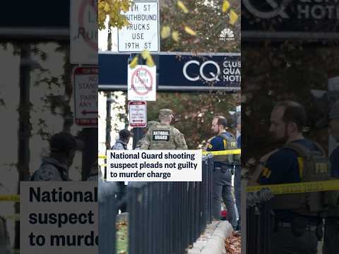 National Guard shooting suspect pleads not guilty to murder charge