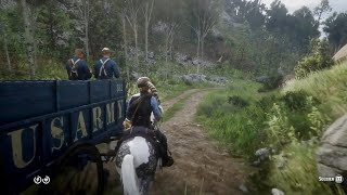The Proper Way To Steal The Medicine from The US Army - Red Dead Redemption 2