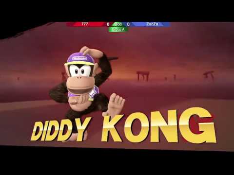 RS14 Group A 777 (Diddy Kong) VS ZanZa (Mario/Link)