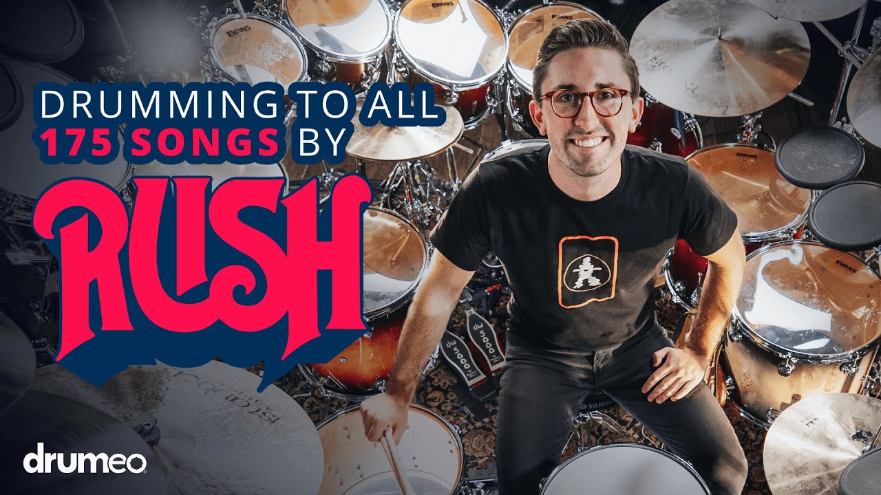 Drumming To Every RUSH Song Ever! (175 Songs) - YouTube