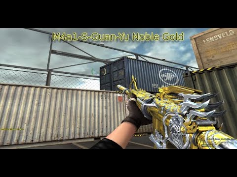 CrossFire West M4A1 S Guan Yu Noble Gold Showcase