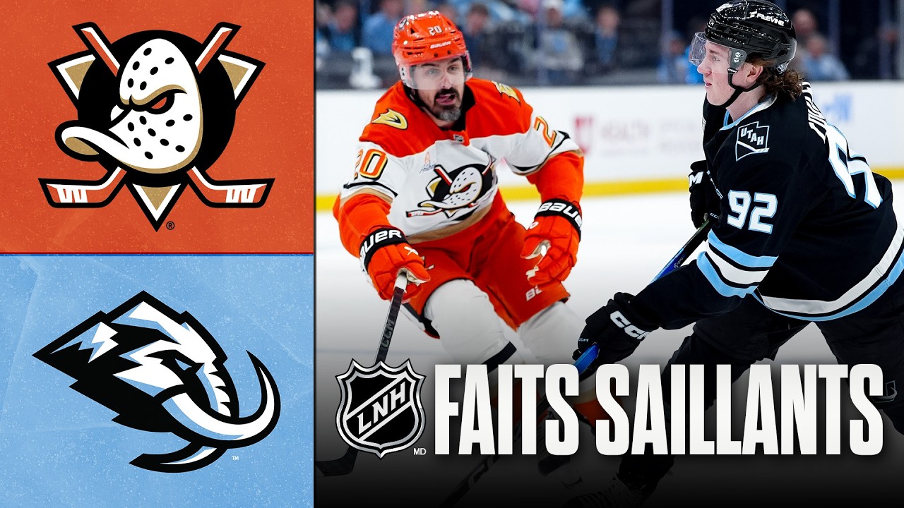 Ducks vs Mammoth 20/03/26 | Faits saillants