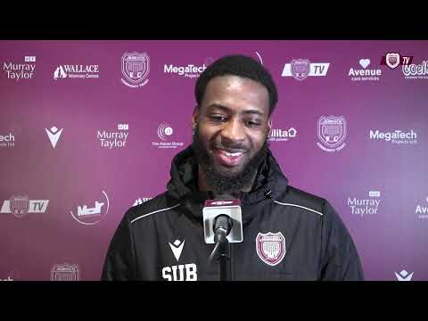 Arbroath 1 - 1 Greenock Morton - Daniel Fosu Post Match Interview