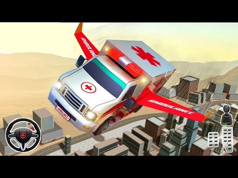 Flying Ambulance Rescue Emergency Drive - City Hospital Emergency Driving – Android Gameplay