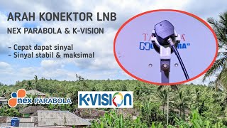 Download lagu ARAH KONEKTOR LNB UNTUK TRACKING NEX PARABOLA & K-VISION (SES-9/MEASAT 3B) mp3