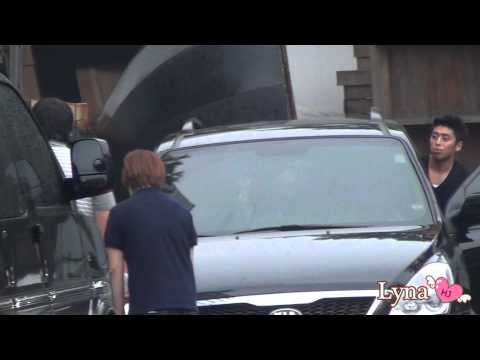 20130728  Kim HyunJoong fancam @ SBS 인기가요 퇴근길