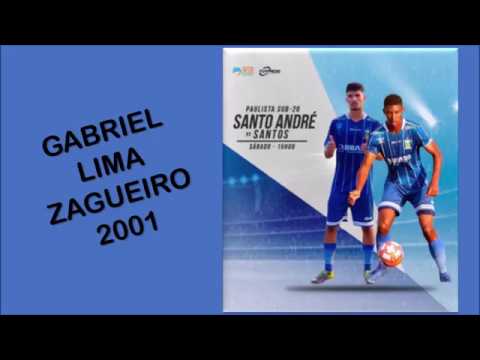 Lances do zagueiro 2001 GABRIEL LIMA contra o Santos