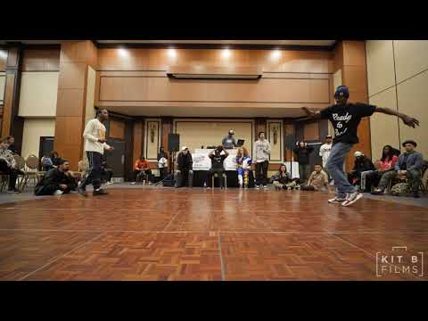 Nathaniel VS Tricky Troublez Top 8   Street Dance Canada 2020