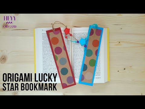Origami Lucky Star Bookmark Tutorial