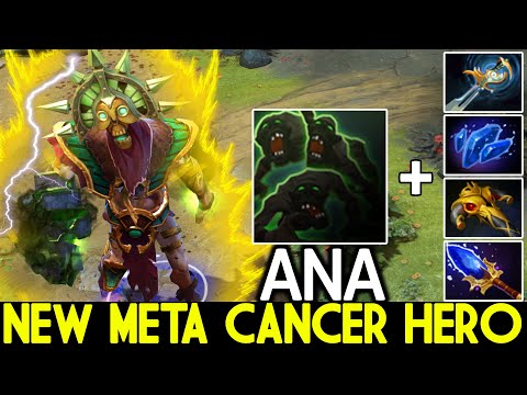 ANA [Undying] New Meta Cancer Hero Make Enemy Cry Dota 2