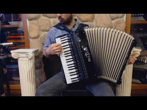 BELTSTUIIISL120BK - Black Beltuna Studio III Piano Accordion Slender LMM 41 120 $4999