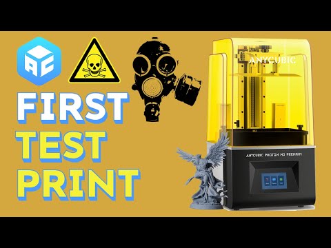 Anycubic Photon M3 Premium FIRST Test Print:  Don't do Everything you're about to see