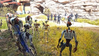 Droids Army vs Purge Troopers