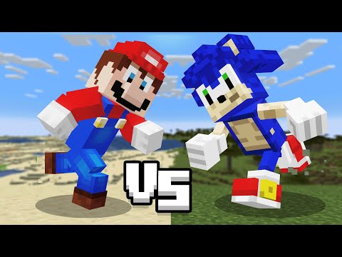 Kipper's Insane Minecraft Mario vs Sonic Remake!