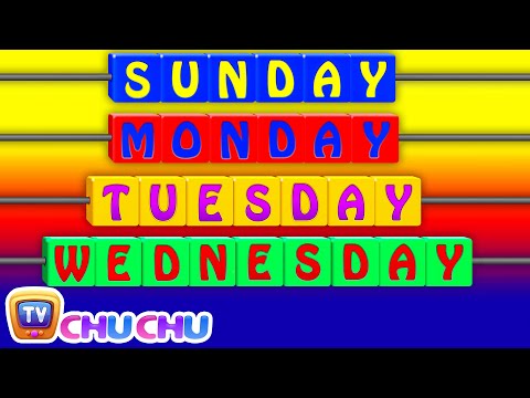 Days of the Week Song - 7 Days of the Week – Nursery Rhymes & Children's Songs by ChuChu TV