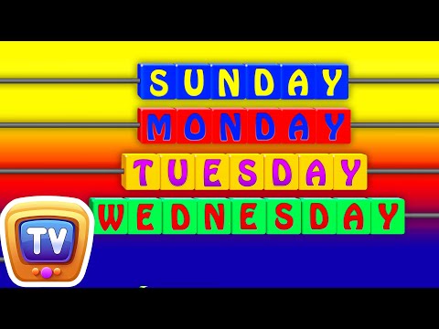 Days of the Week Song - 7 Days of the Week – Nursery Rhymes & Children's Songs by ChuChu TV