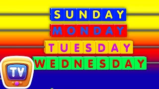 Days of the Week Song - 7 Days of the Week – Nursery Rhymes &amp; Children&#39;s Songs by ChuChu TV