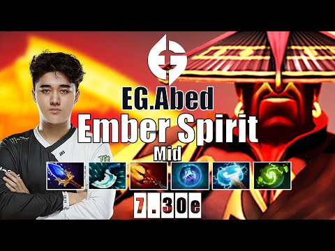 Ember Spirit Mid | EG.Abed | 19 KILLS ABED EMBER SPIRIT IS A BEAST | 7.30e Gameplay Highlights
