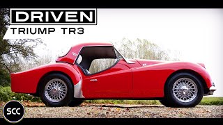 TRIUMPH TR3 1962 - Modest test drive - Engine sound | SCC TV