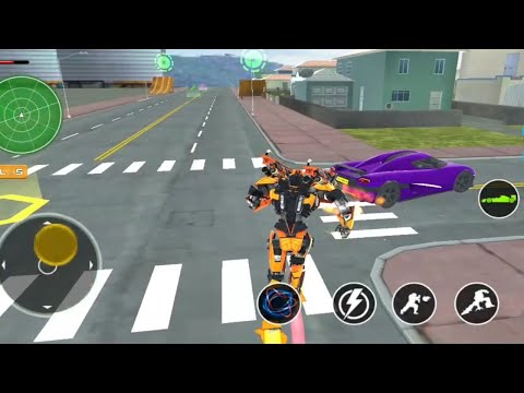 Dragon Robot Car Game Robot transforming games Gameplay Android, IOS | gaming verse |