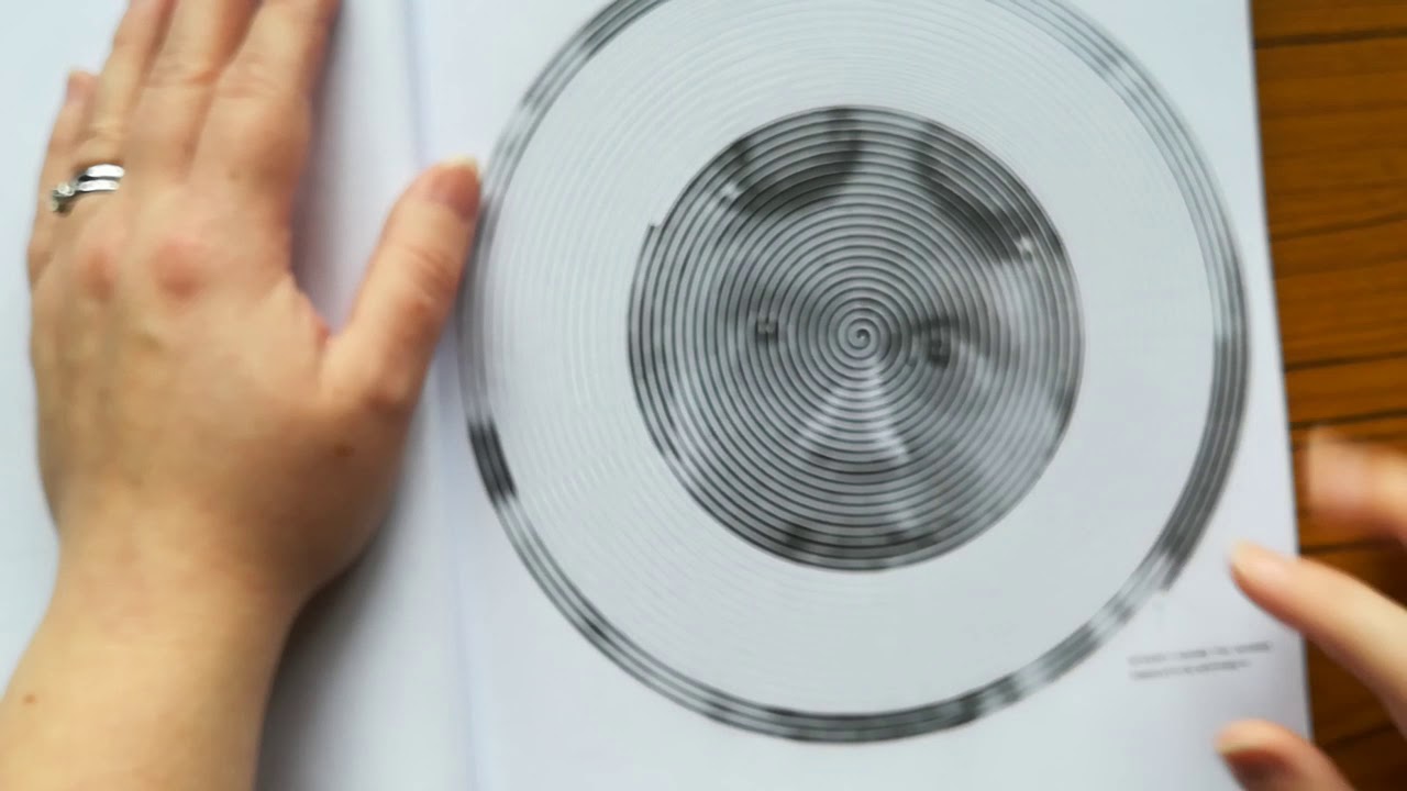 Back To The Future, Dots Lines and Spirals Adult Colouring book, Flip Through.