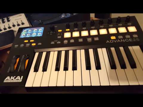 Mpc renaissance  with akai advance keyboard