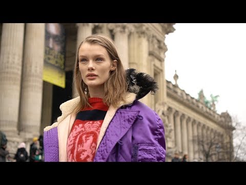 Paris Fashion Week FW 2018 | outside Manish Arora and Paco Rabanne shows