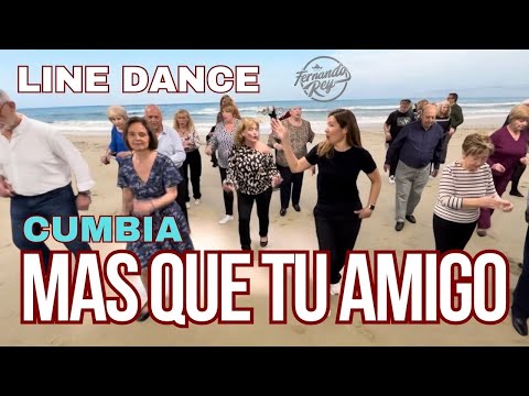 Mas que tu amigo ( Cumbia ) ★ Baile en Línea ★ Line Dance ★ Ballo di Gruppo ★ ( Live )