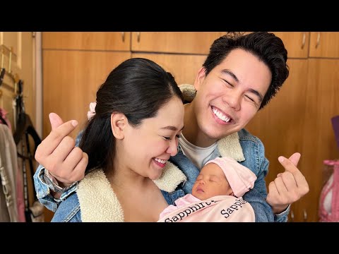1st Bath Time With Baby Sapphire Love (ASMR) | Simon says vlog & Zara Lopez