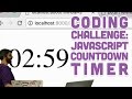 Coding Challenge 66 JavaScript Countdown Timer
