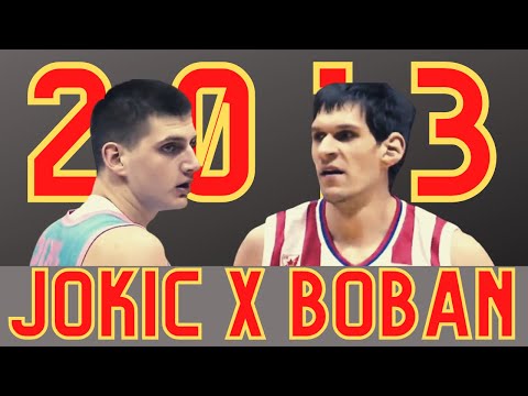 Nikola Jokic vs Boban Marjanovic- ABA League - 11.25.2013