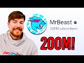 MrBeast Has Reached 200 MILLION SUBSCRIBERS!