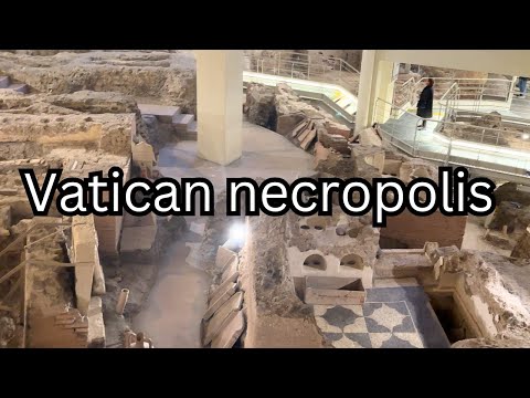 Explore the Vatican's newest necropolis!
