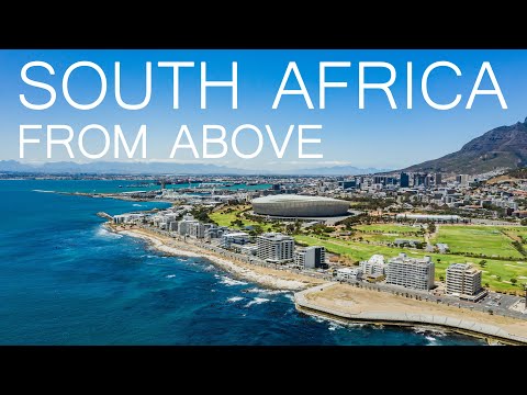 SOUTH AFRICA FROM ABOVE: 4k Drone Footage