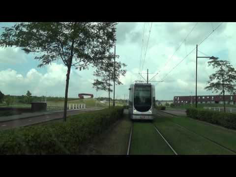 Tram 25 rit van Sandelingplein Rotterdam tot eindpunt Carnisselande