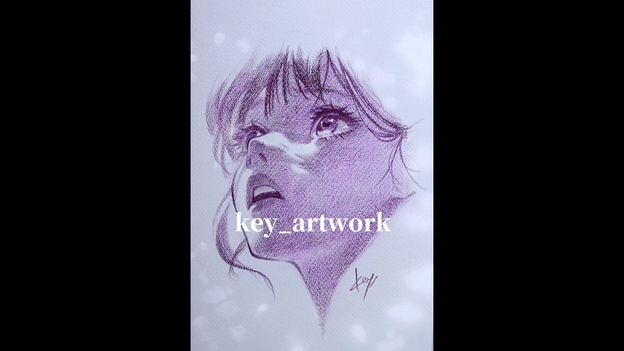 春と紫#art #drawing #illustration #sketch #アート #藝大 #ブルーピリオド