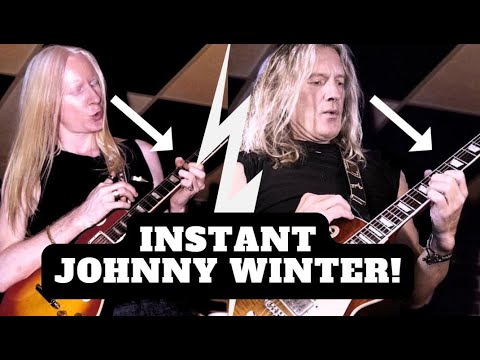 5 LICKS to instantly sound like JOHNNY WINTER
