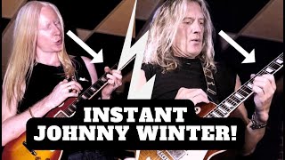 5 LICKS to instantly sound like JOHNNY WINTER