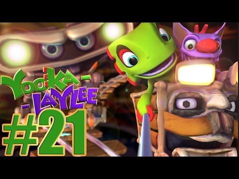 Yooka - Laylee Gameplay Walkthrough Part 21 World 4 Boss - 100 % Walkthrough