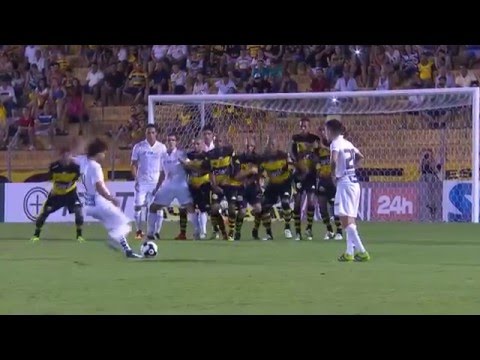 Gol de Victor Ferraz - Novorizontino 3x3 Santos – Campeonato Paulista – 13/02/2016 - HD