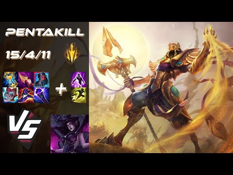 MID Azir vs Morgana [PENTAKILL] - NA Grandmaster Patch 25.22