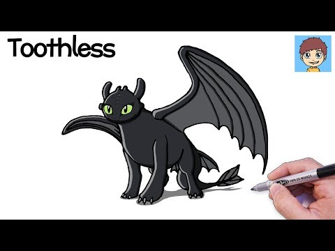 Comment Dessiner Krokmou facilement – Dessin Facile a Faire - Dessin Dragons 3