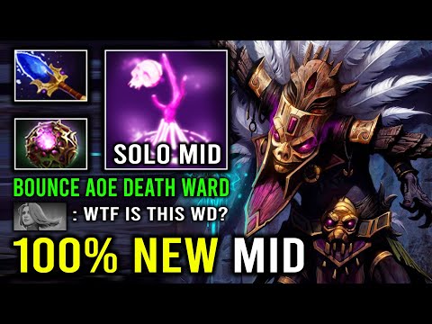 How to 100% Delete Mid As a Witch Doctor 1 Shot AoE Bounce Ward Brutal Burst DPS Dota 2