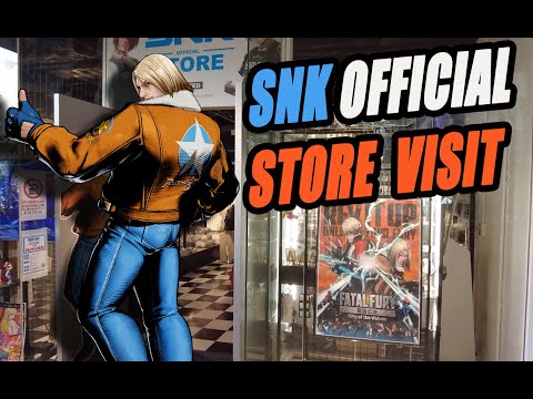 Visiting The SNK Official Store In Osaka, Japan!