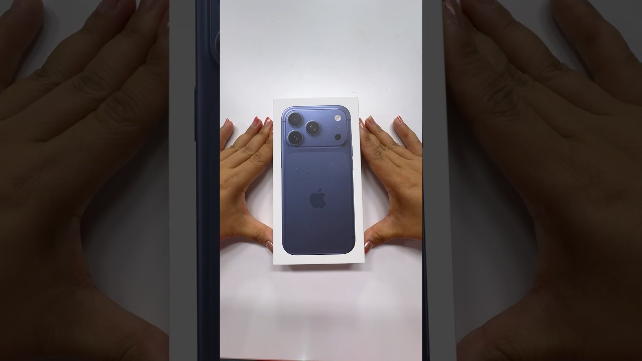 Unboxing the $1,499 iPhone 17 Pro in Deep Blue 💙🫐
