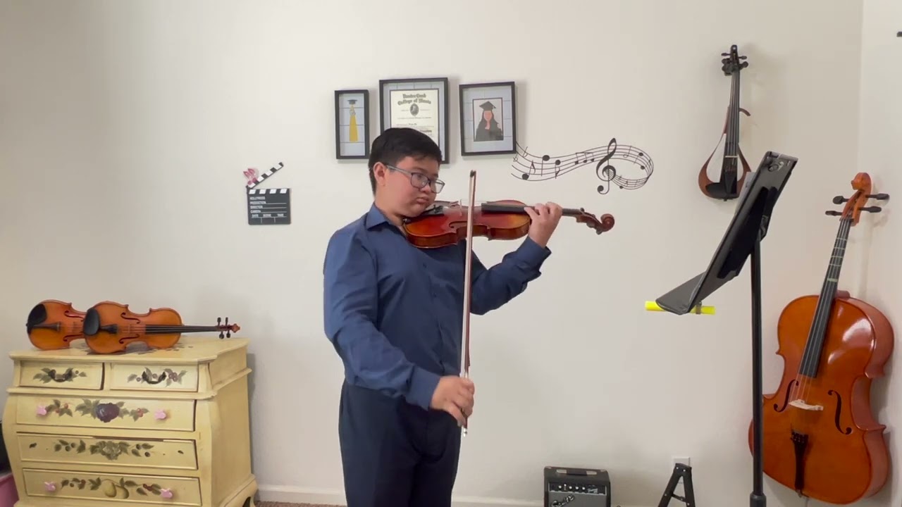 Zhaoxi Chen (Sean), Violin, Preliminary Audition, SFSYO, Spring 2022”