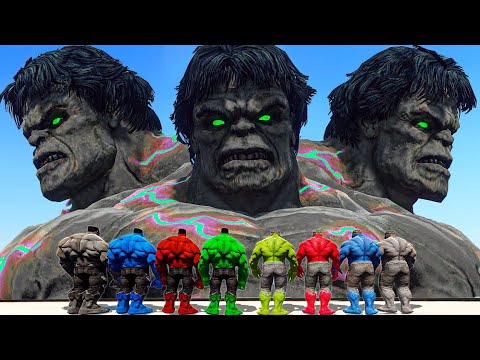Hulk Army Battle | Black Hulk Savage vs Red Hulk x Blue Hulk x Grey Hulk - What If
