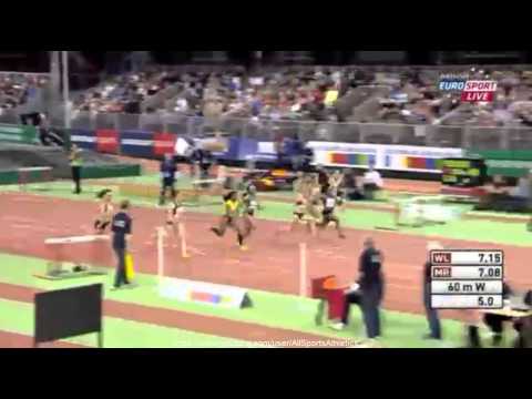 Düsseldorf Meeting 2015 - Verena Sailer 7.23 - Women's 60 Metres Semi Final 2