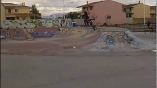 preview picture of video 'GianMarco Pala all' Assemini Skatepark'