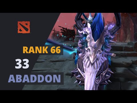 33 (Rank 66) plays Abaddon Dota 2 Full Game